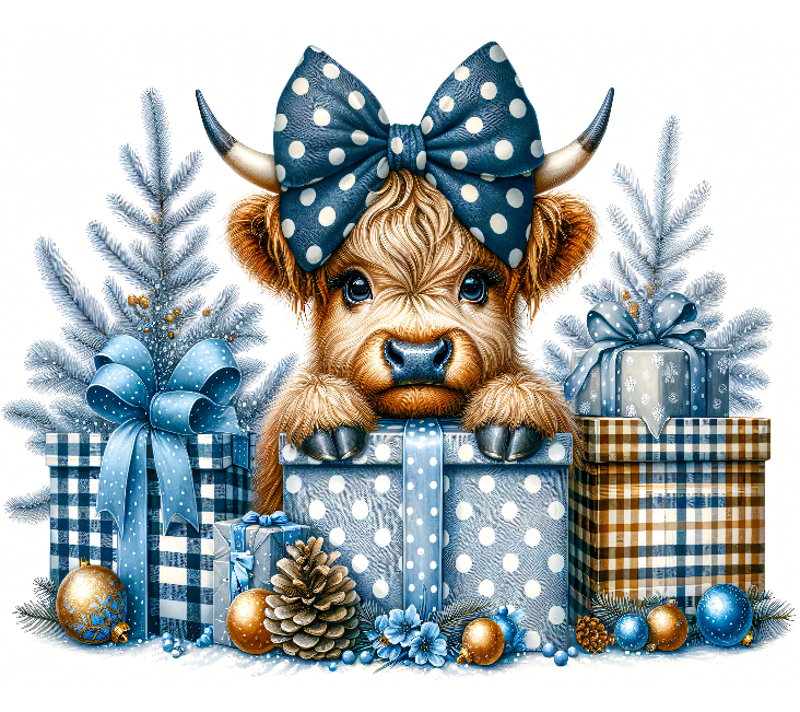 Holiday Calf with Presents | Skinny Tumbler