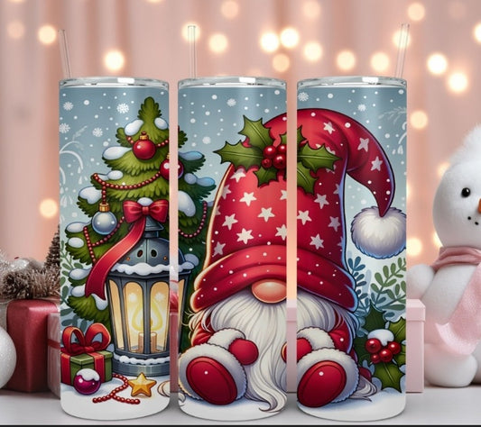 Christmas Gnome | Skinny Tumbler