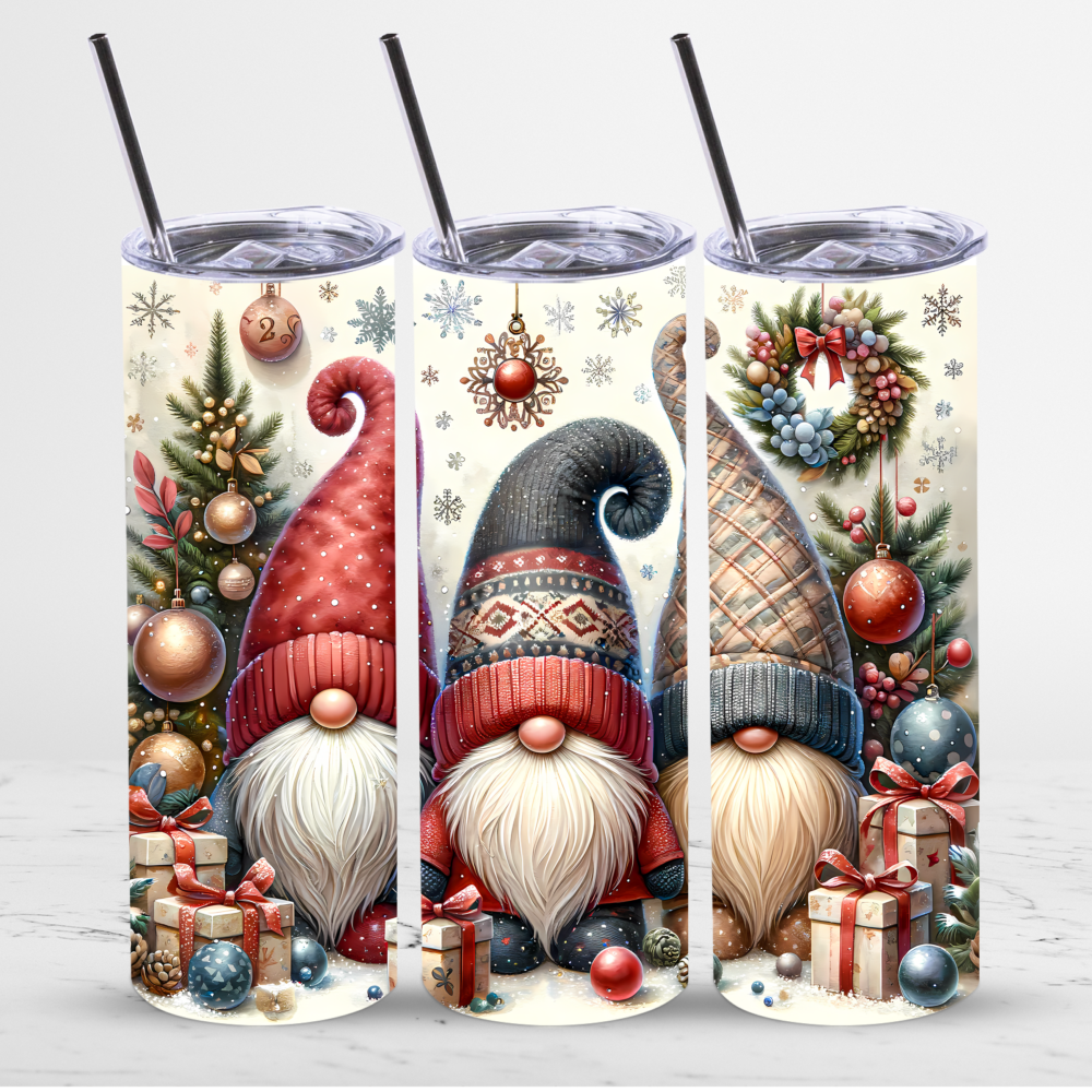 Holiday Gnomes | Skinny Tumbler